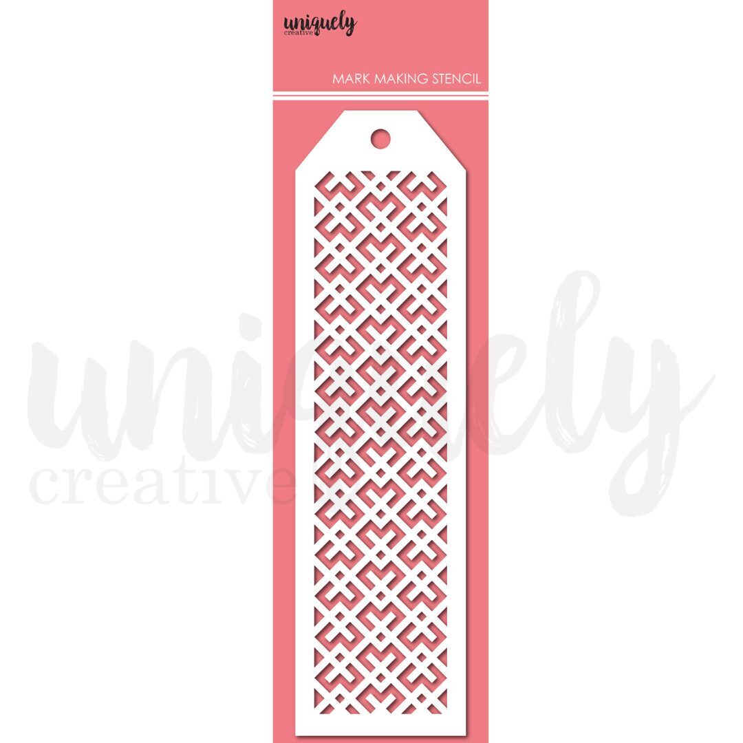 Uniquely Creative Mark Making Stencil - Blaze