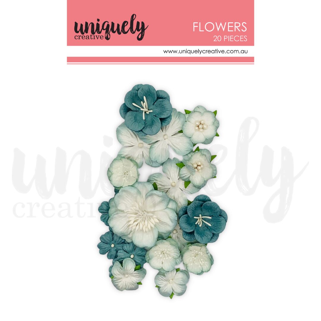 Uniquely Creative Flowers - Dusty Teal