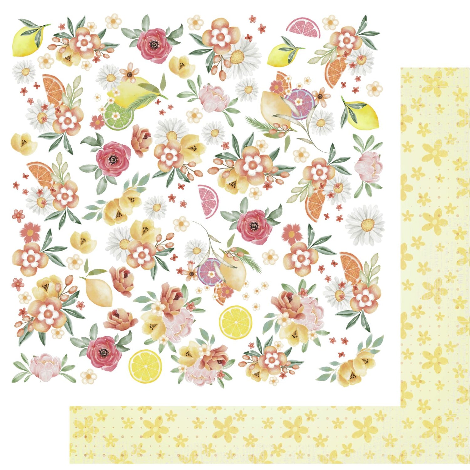 Uniquely Creative Summer Holiday - Citrus Blooms Paper