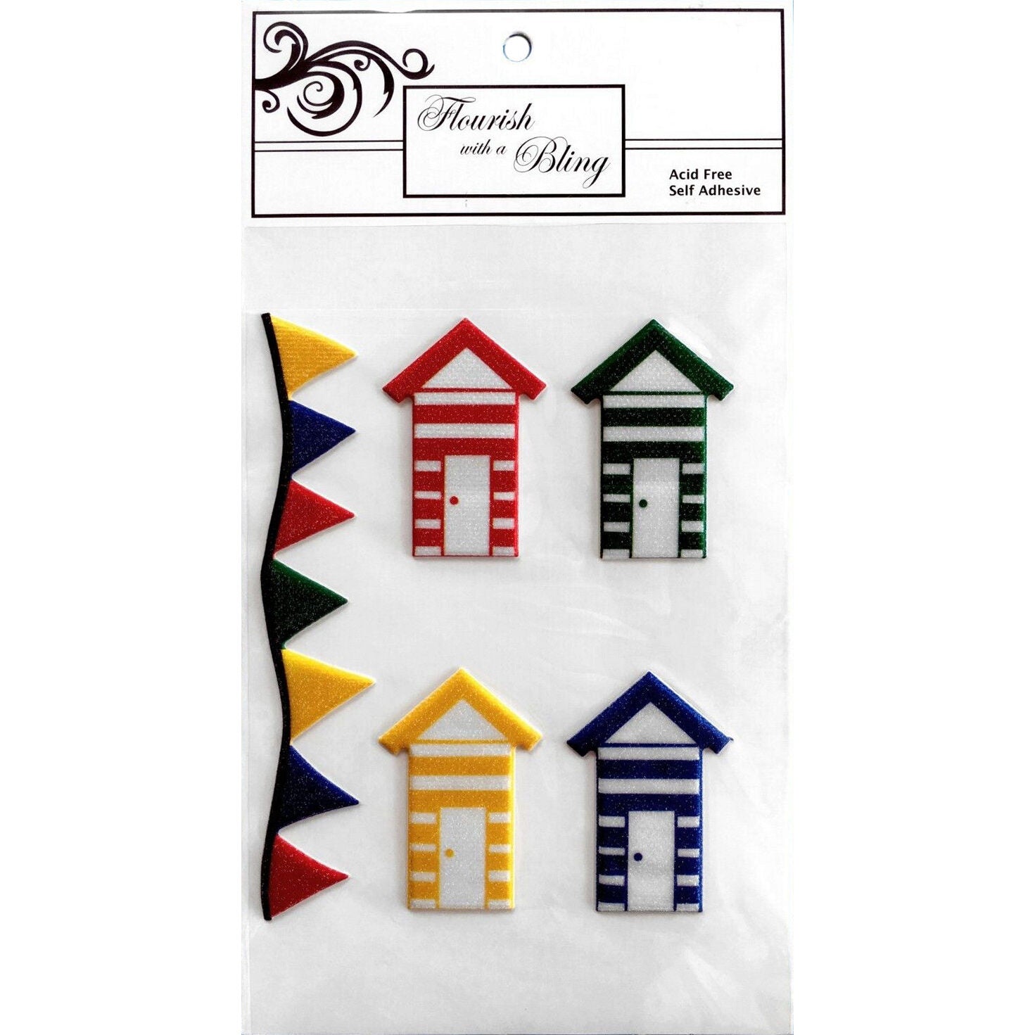 FWAB Nicky's Beach House Puffy Stickers
