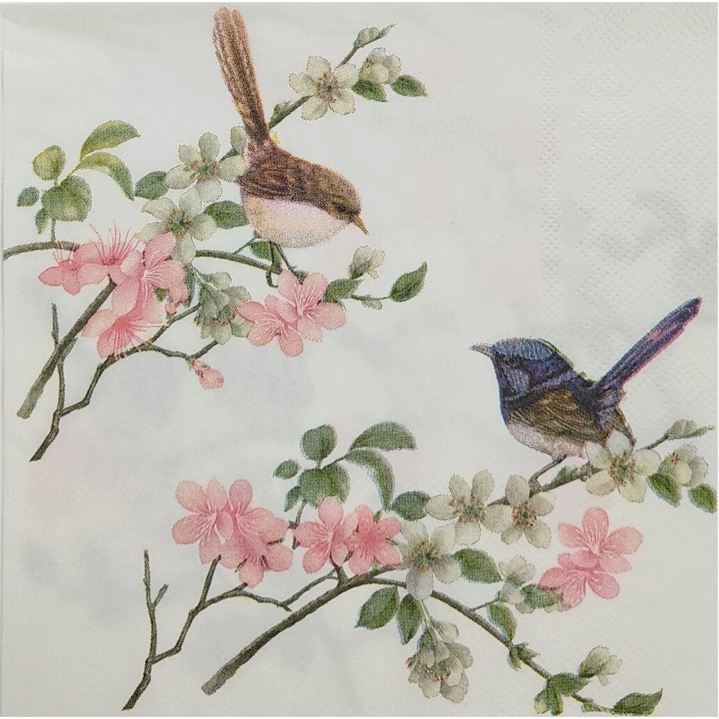 Unbranded Napkin/Serviette - Little Wrens