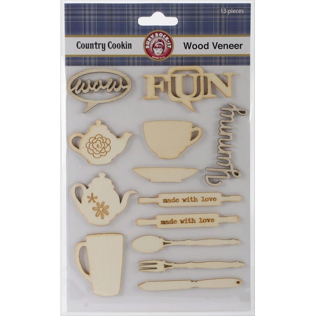 Ruby Rock-It Wood Veneer  - County Cookin'