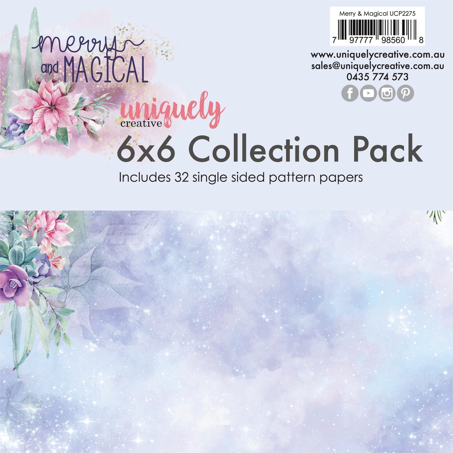 Uniquely Creative Merry & Magical - 6x6" Collection Pack