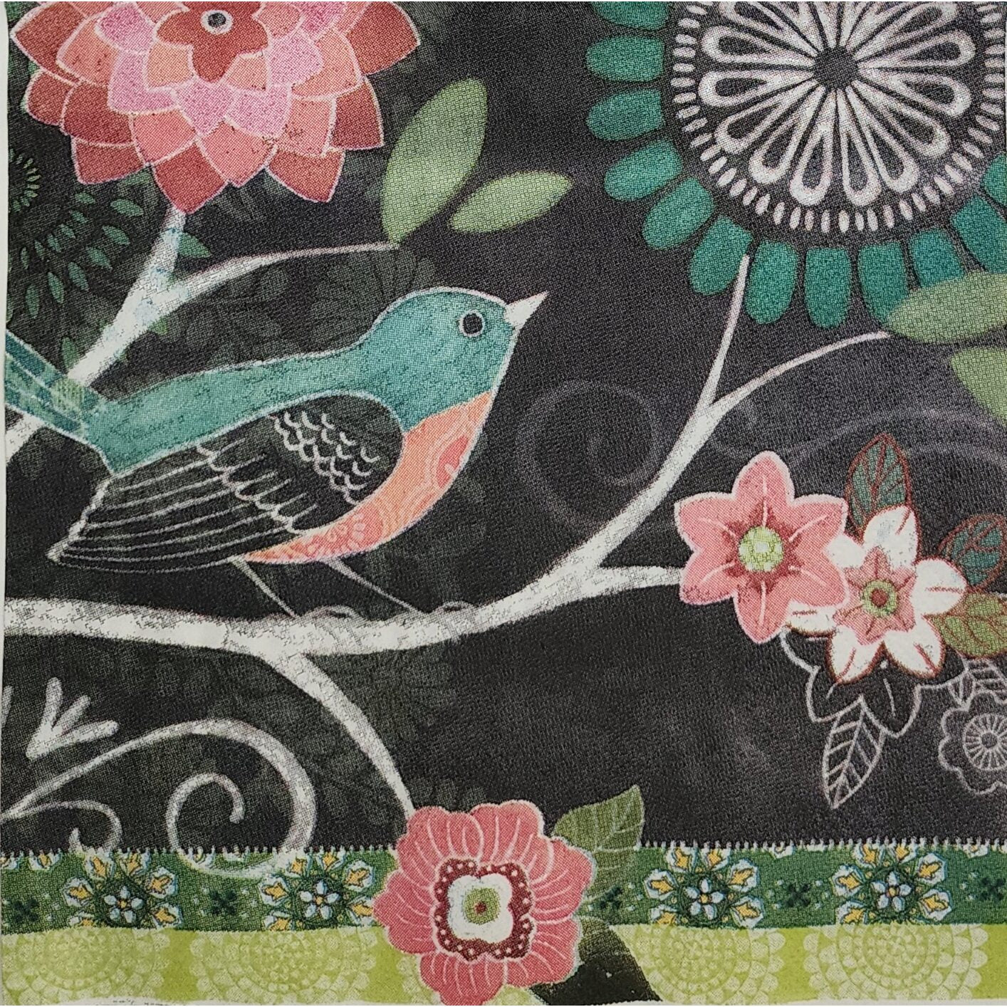 Cypress Home Napkin/Serviette - Night Bird