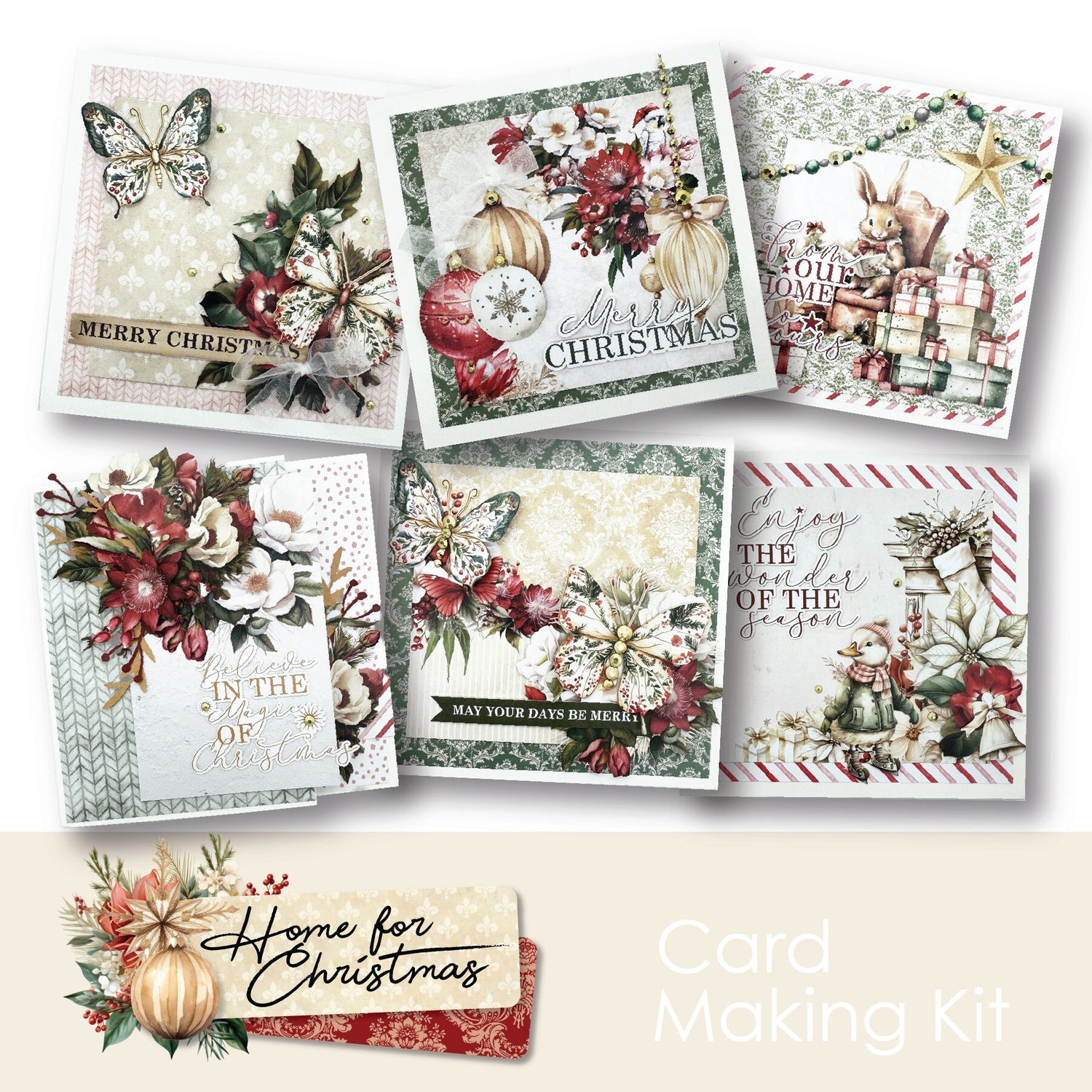 Uniquely Creative Cardmaking Kit - Home for Christmas