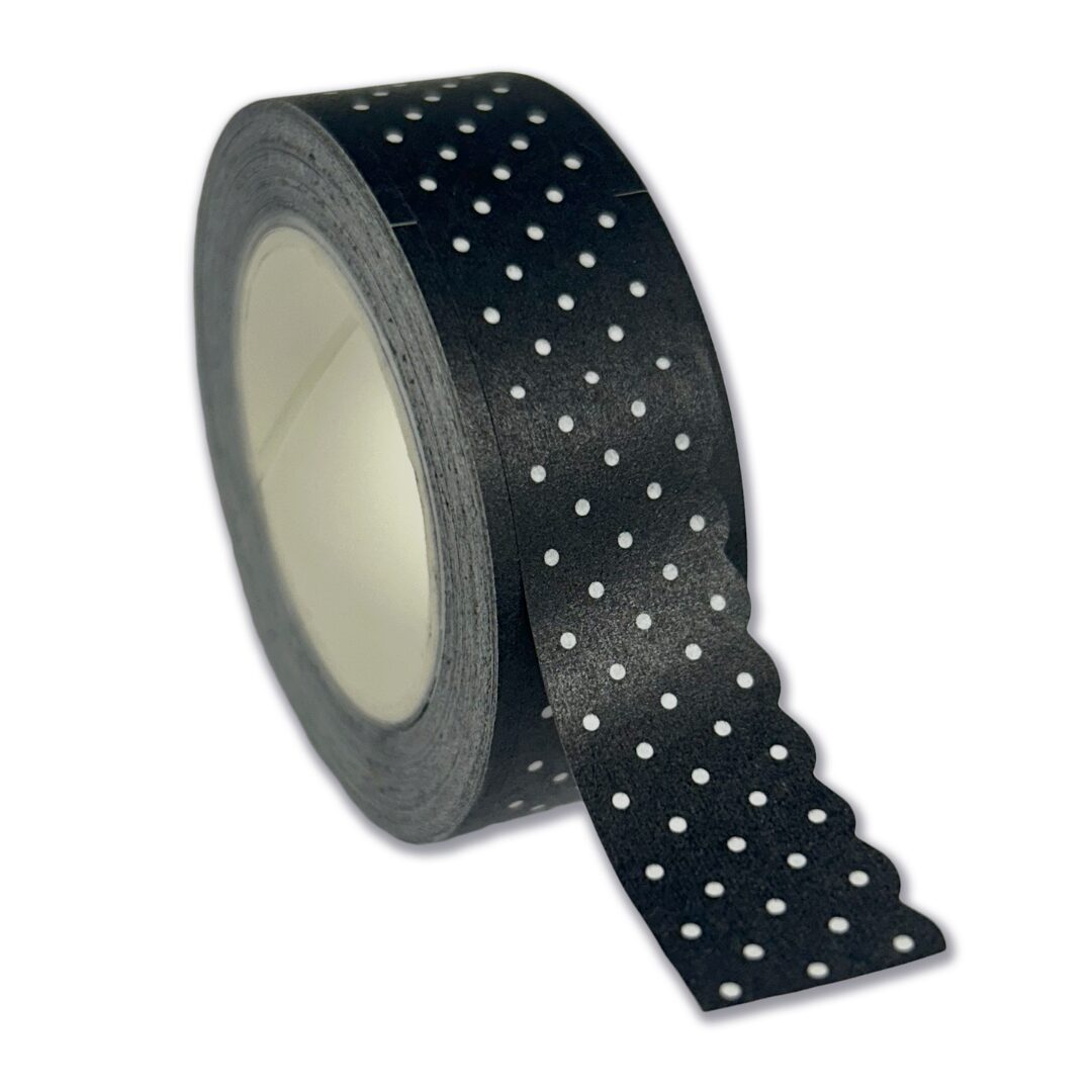 Uniquely Creative Washi Tape - Scalloped Polka Dot - 10m