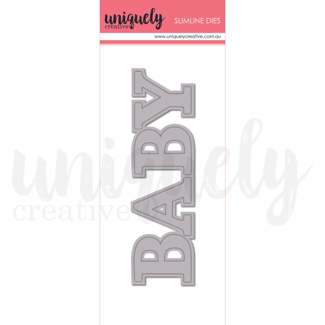 Uniquely Creative Slimline Die - Baby