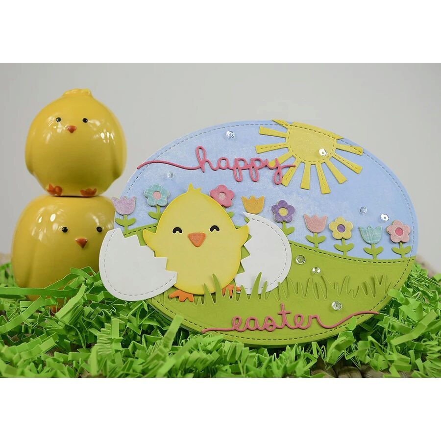 Lawn Fawn Die - Happy Easter