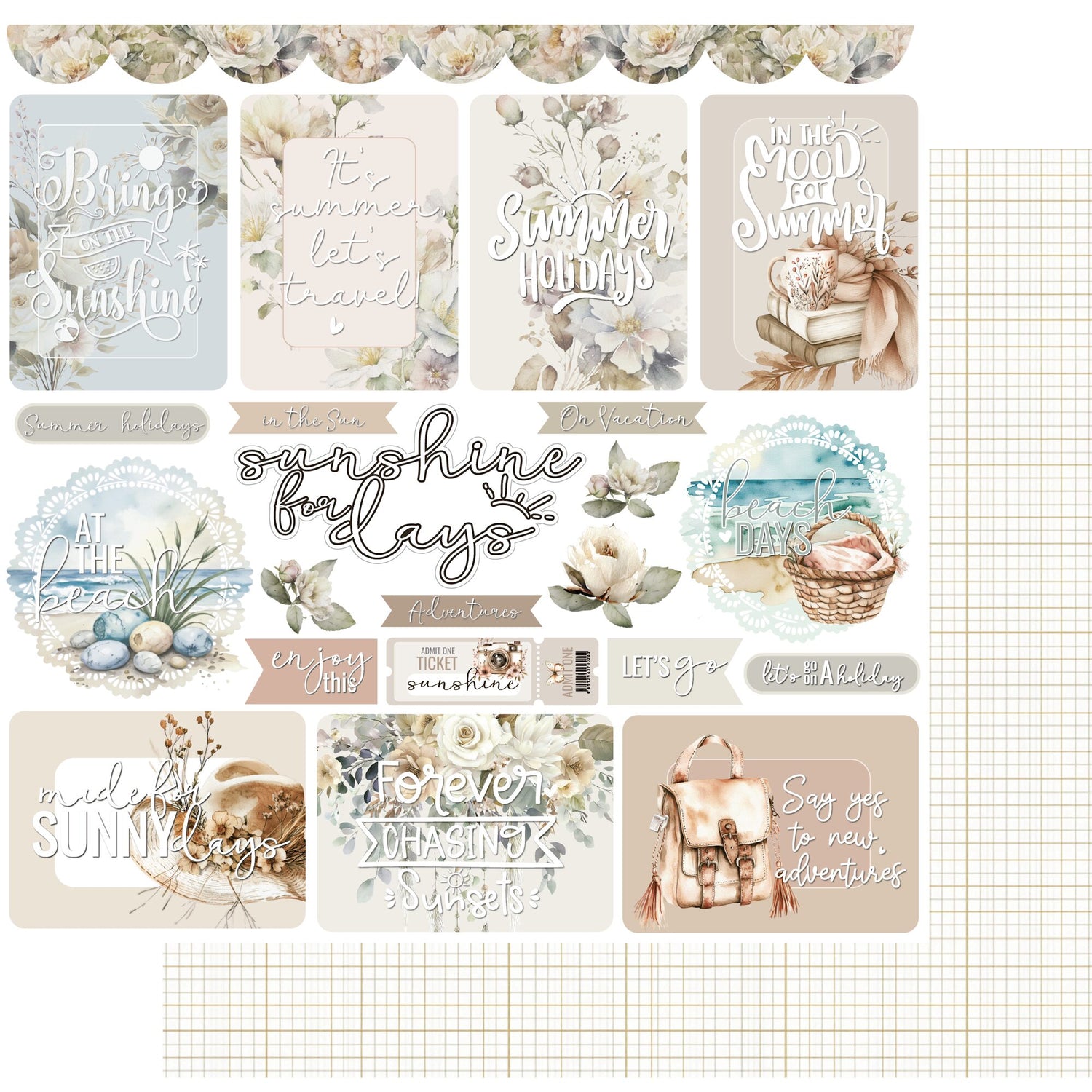 Uniquely Creative Bohemian Escape - Sunshine for Days Paper