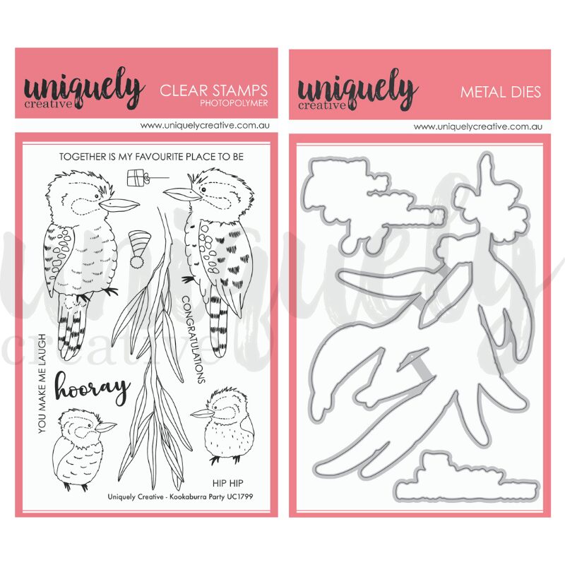Uniquely Creative Stamp & Die Set Bundle - Kookaburra Party