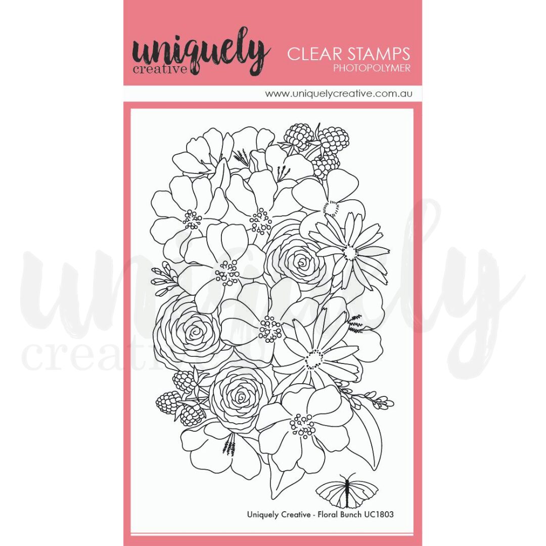 Uniquely Creative Stamp & Die Set Bundle - Floral Bunch