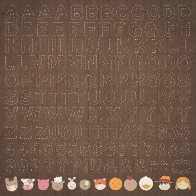 Kaisercraft 12x12" Sticker Sheet - Cock-a-doodle-doo!