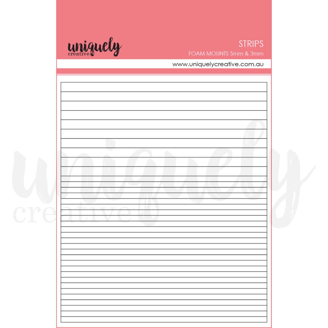 Uniquely Creative Foam Mounts Strips