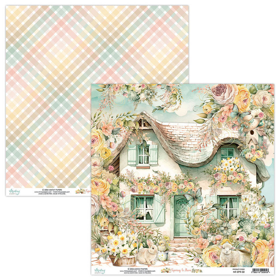 Mintay 12x12 Paper - Spring is Here - MT-SPR-02
