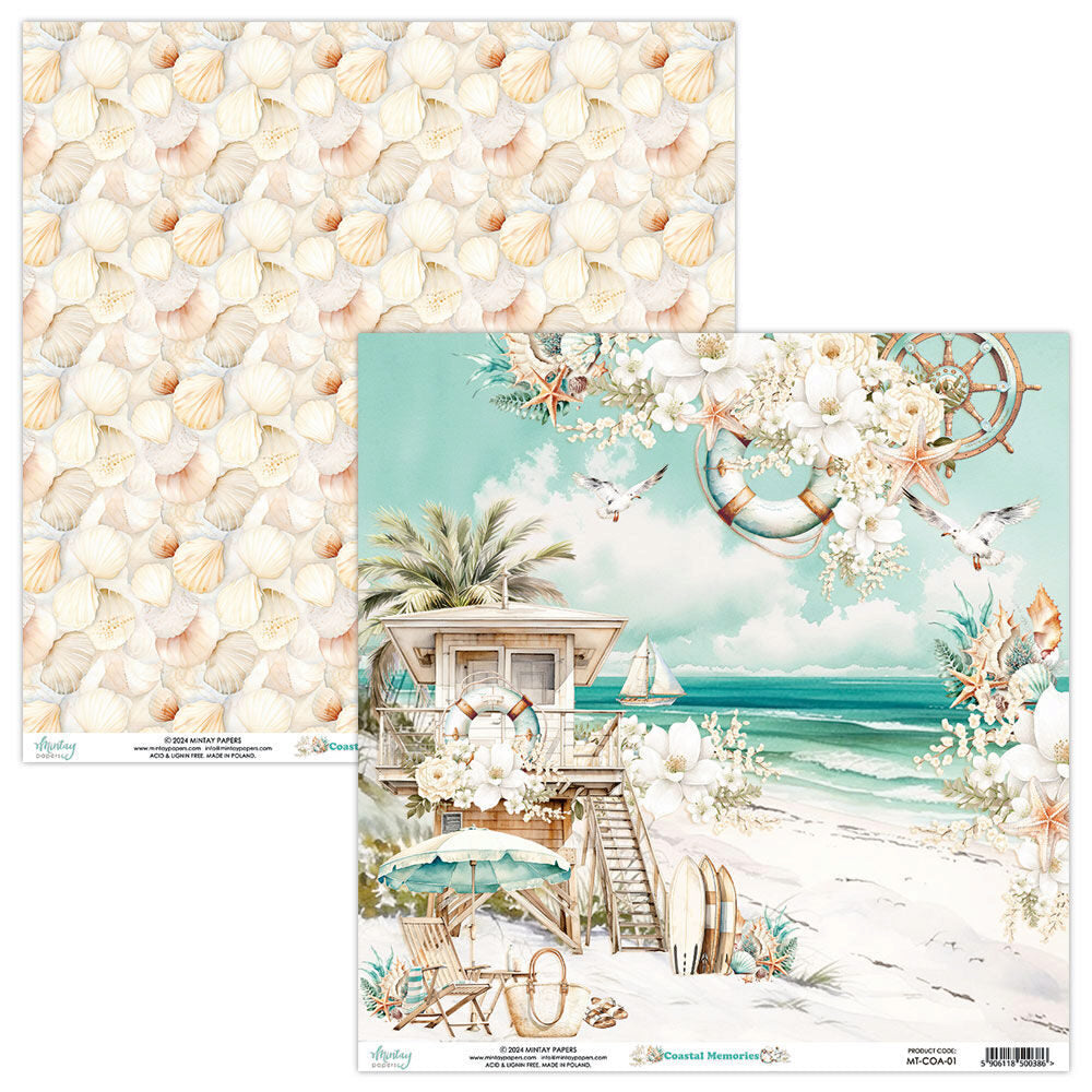 Mintay 12x12' Paper - Coastal Memories - MT-COA-01