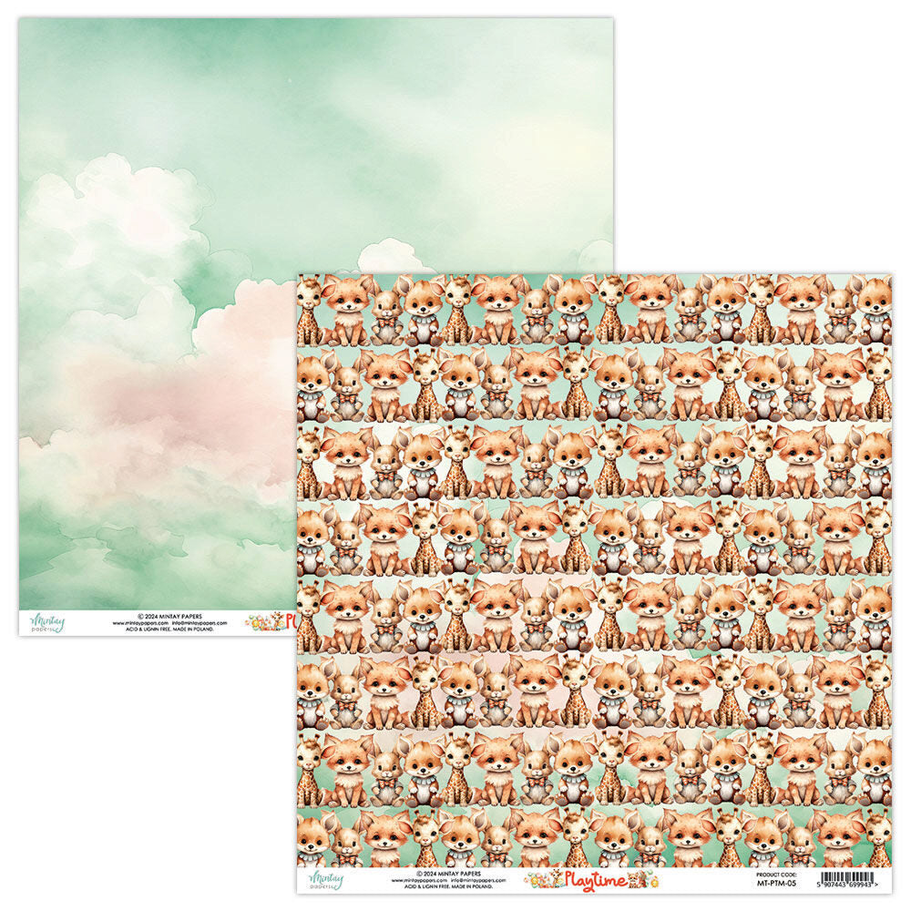 Mintay 12x12" Paper - Playtime - MT-PTM-05