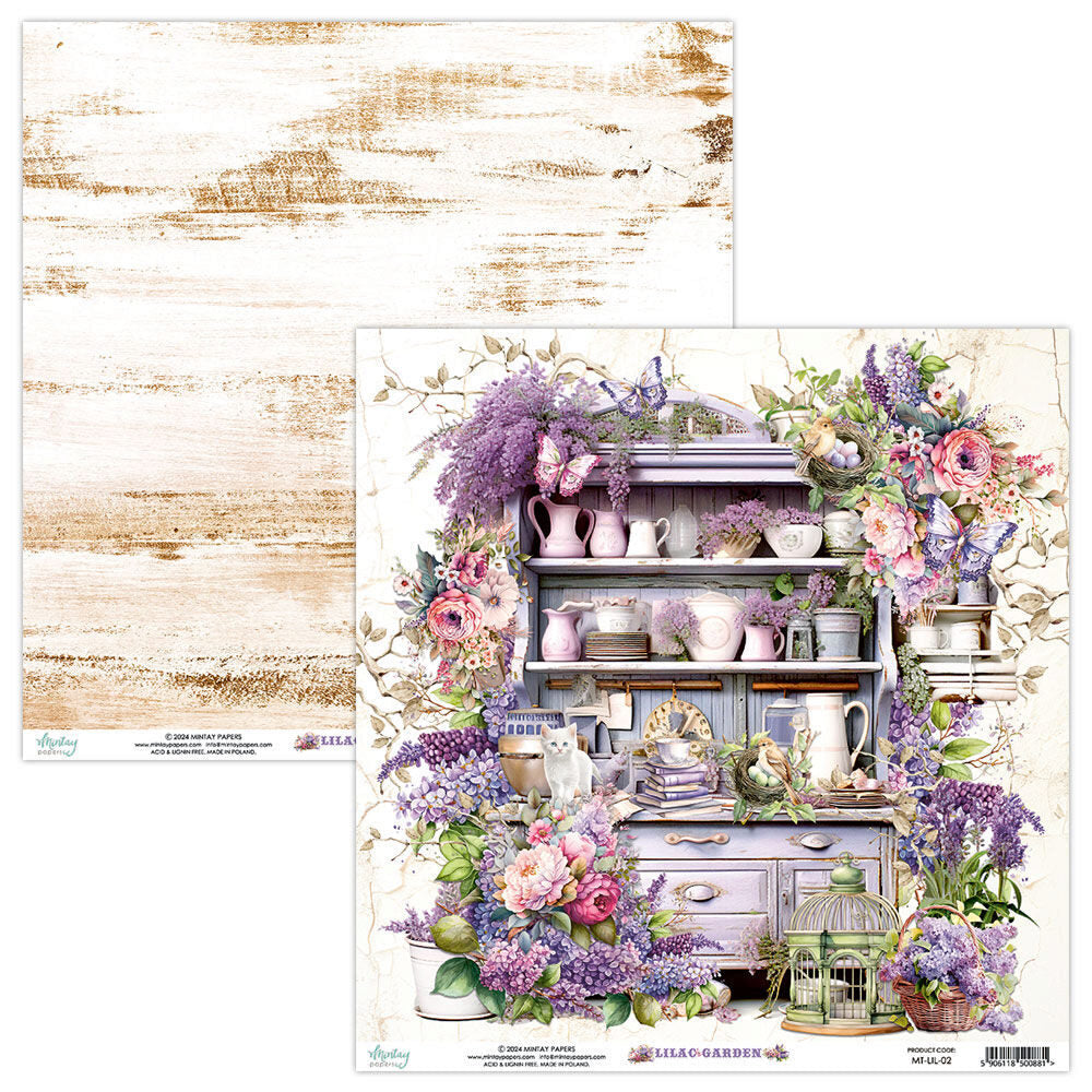 Mintay 12x12' Paper - Lilac Garden - MT-LIL-02