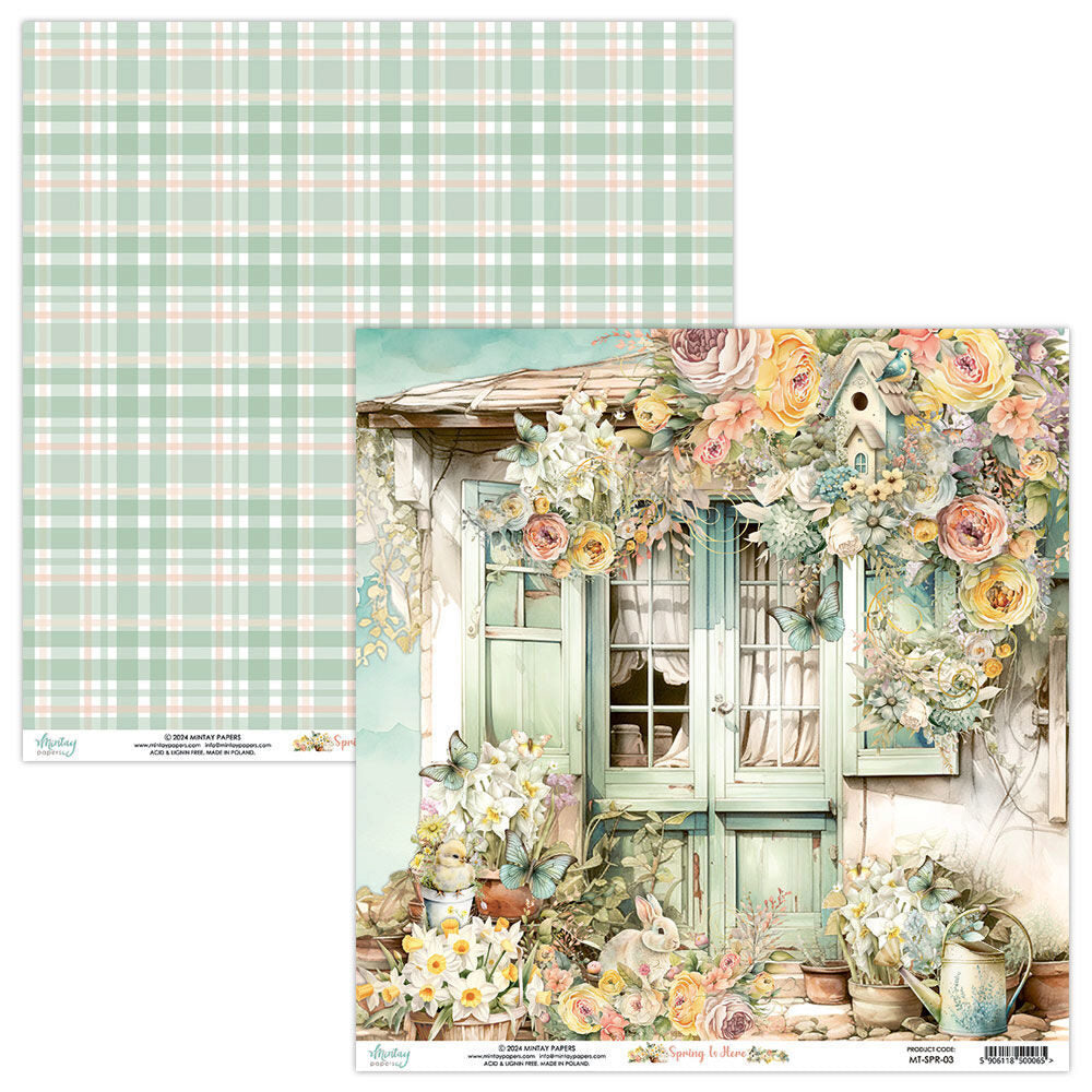 Mintay 12x12 Paper - Spring is Here - MT-SPR-03