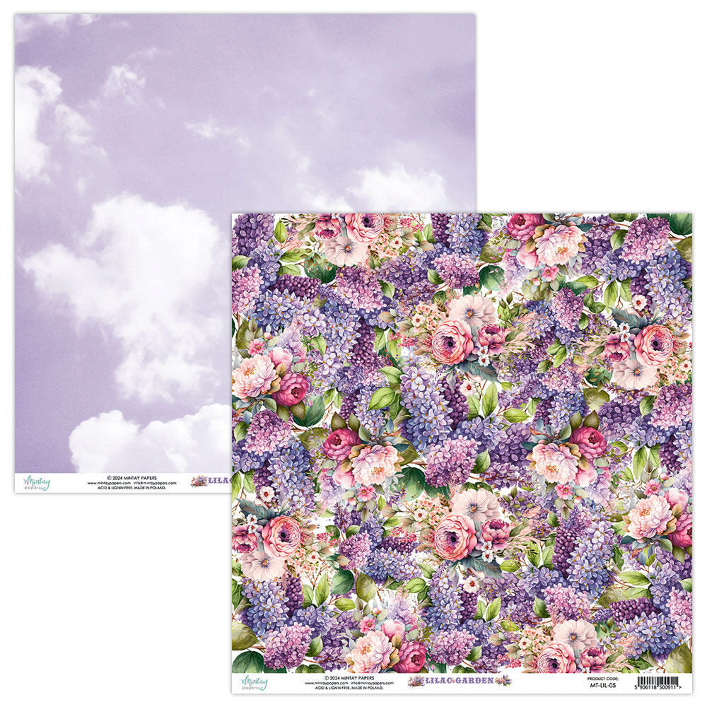 Mintay 12x12' Paper - Lilac Garden - MT-LIL-05