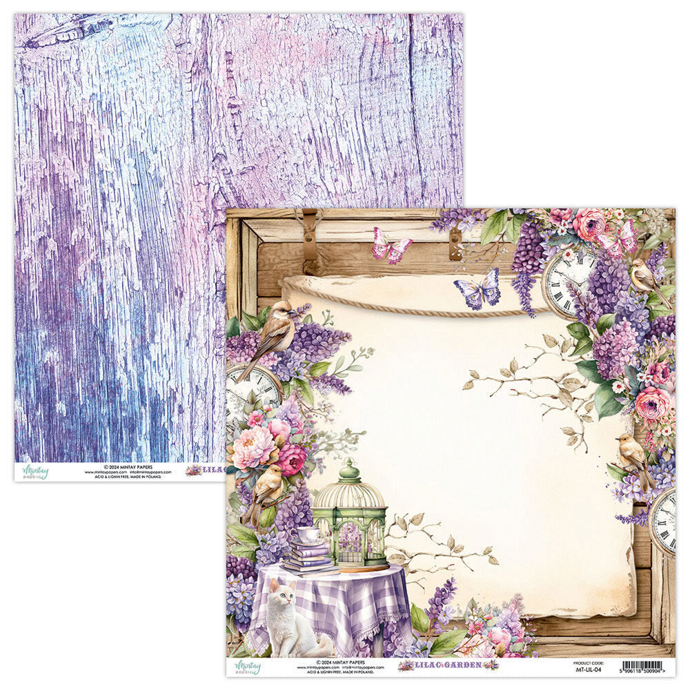 Mintay 12x12' Paper - Lilac Garden - MT-LIL-04