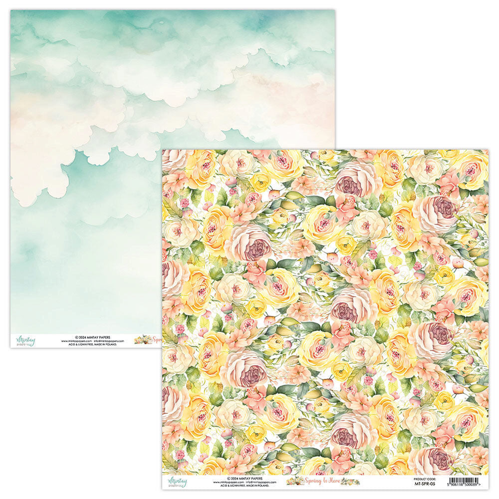 Mintay 12x12 Paper - Spring is Here - MT-SPR-05