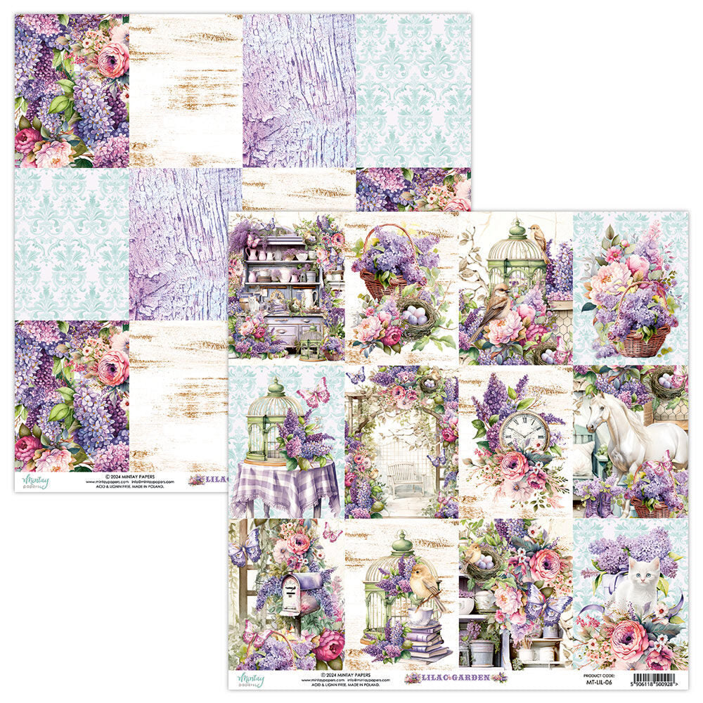 Mintay 12x12' Paper - Lilac Garden - MT-LIL-06