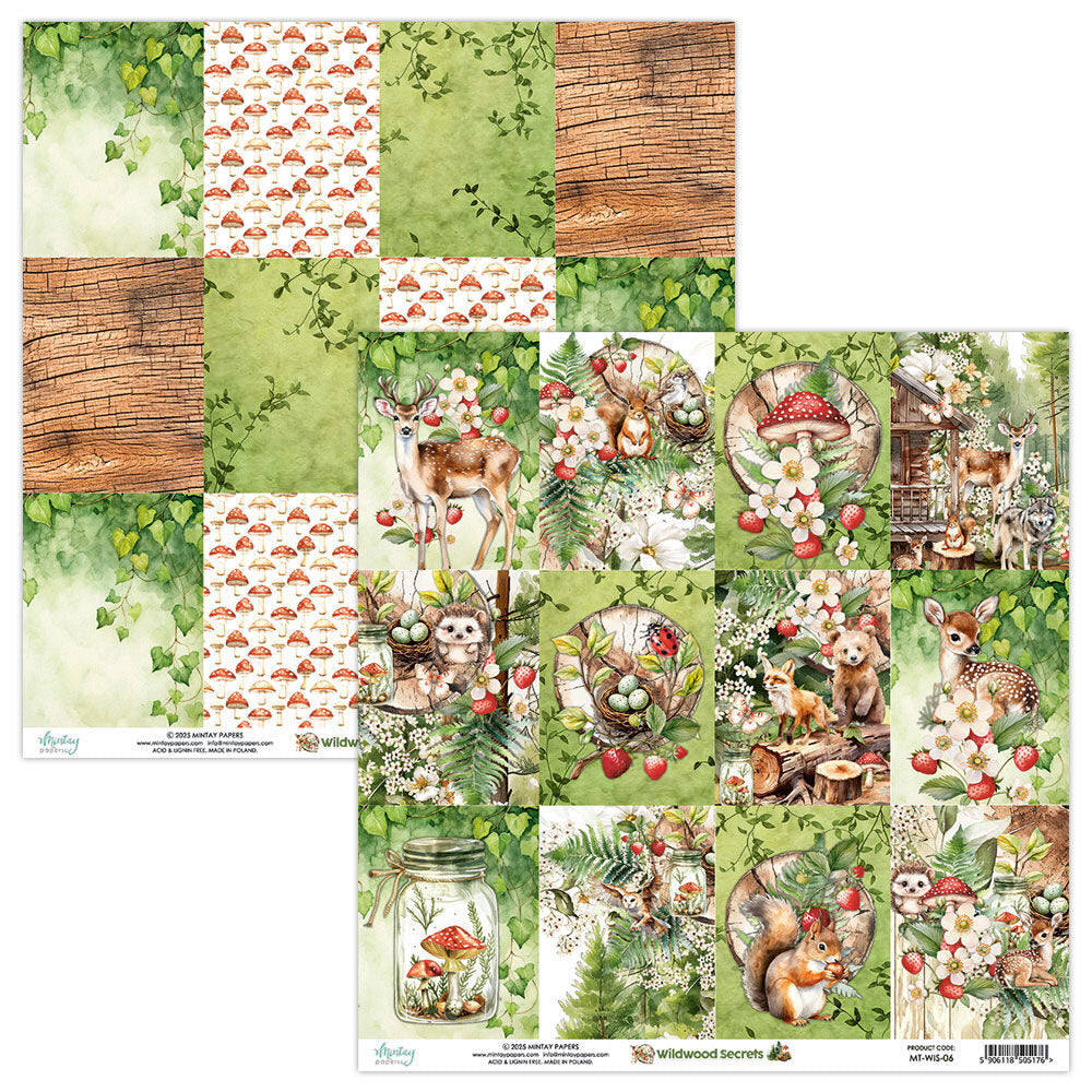 Mintay Wildwood Secrets 12x12 Paper - MT-WIS-06
