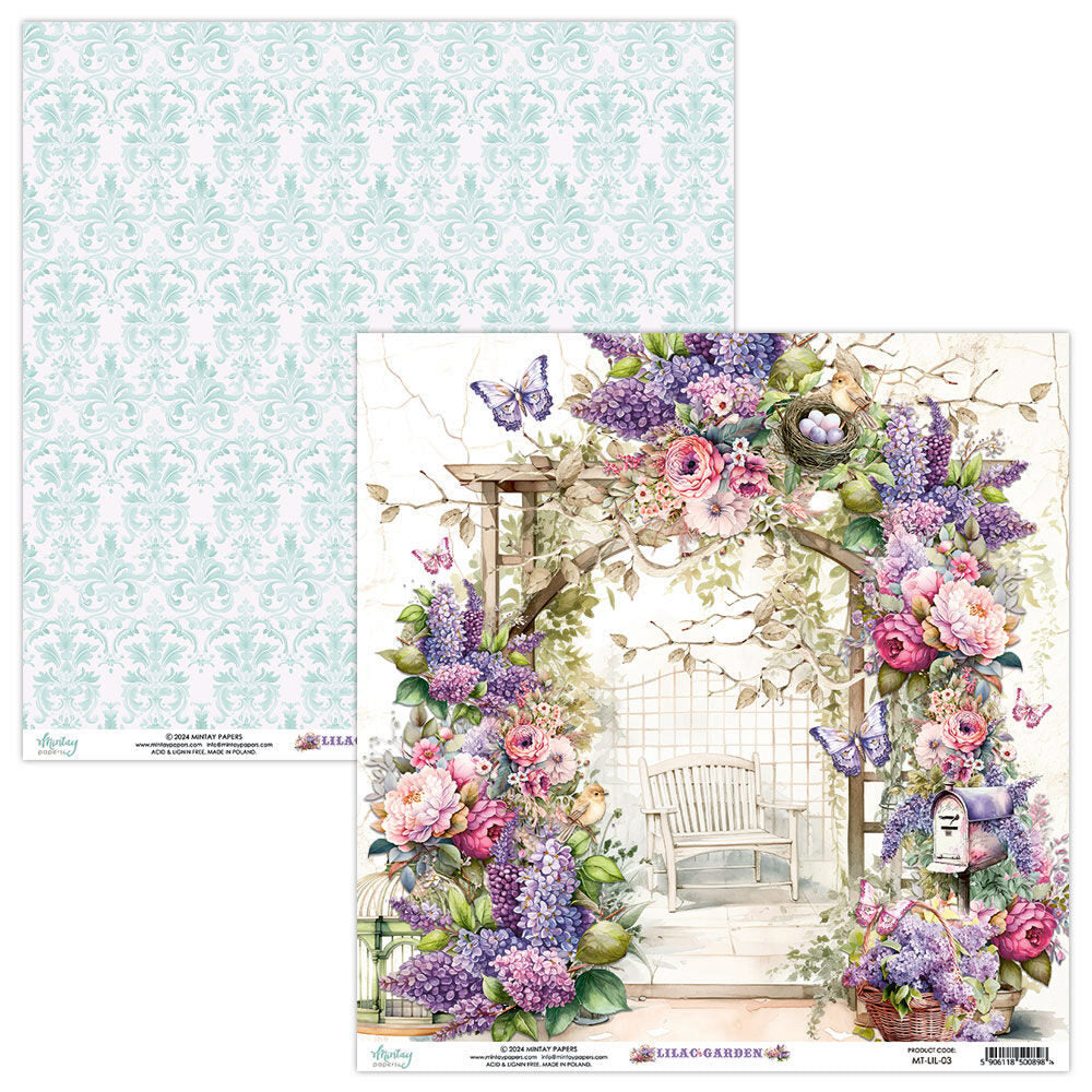Mintay 12x12' Paper - Lilac Garden - MT-LIL-03