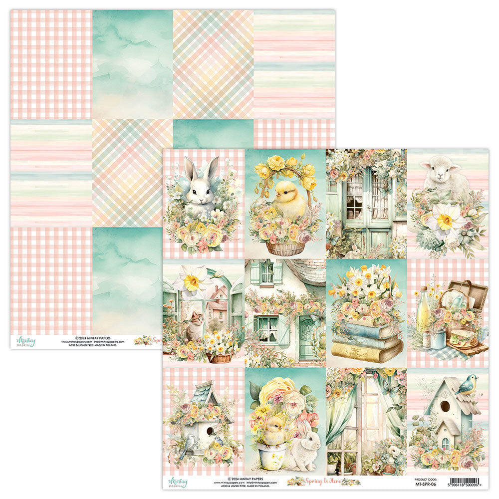 Mintay 12x12 Paper - Spring is Here - MT-SPR-06
