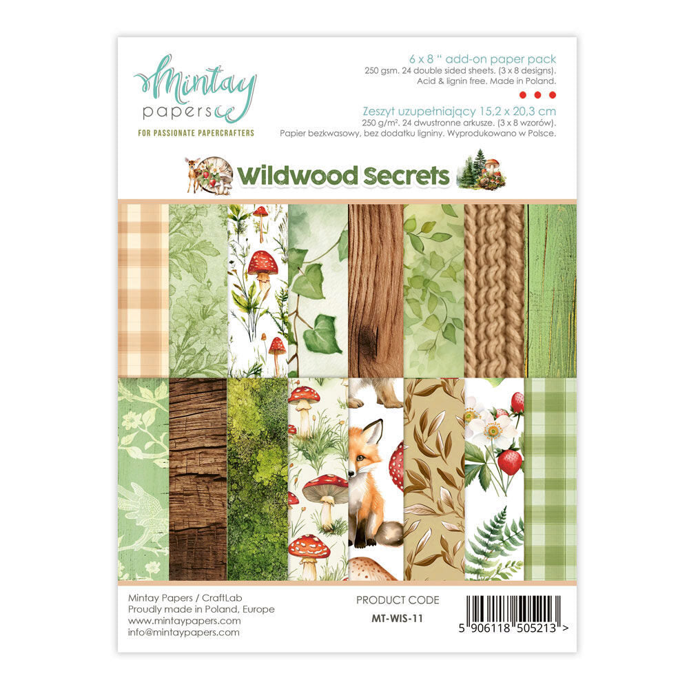 Mintay Paper Pad 6x8 - Wildwoods Secret