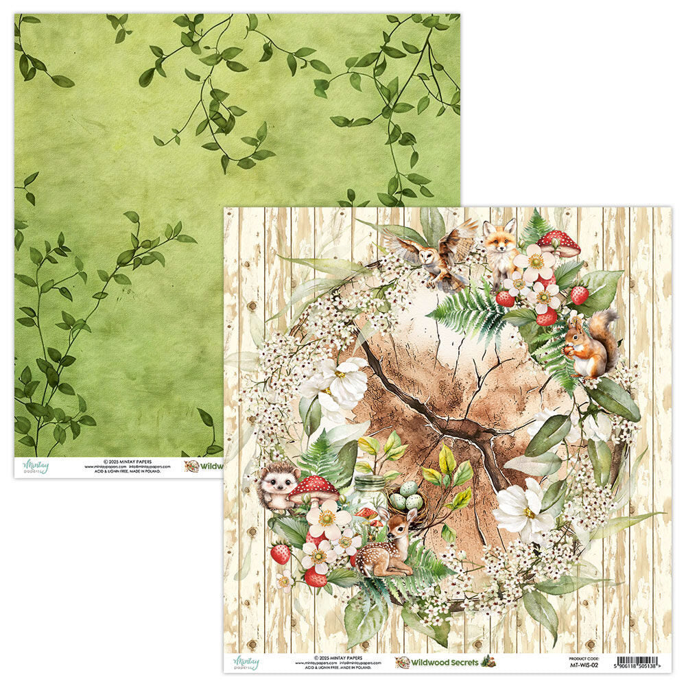 Mintay Wildwood Secrets 12x12 Paper - MT-WIS-02