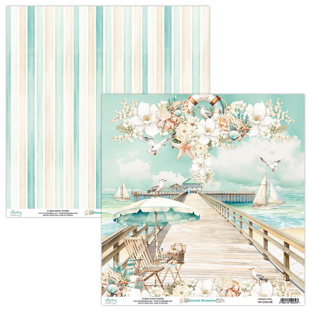 Mintay 12x12' Paper - Coastal Memories - MT-COA-02