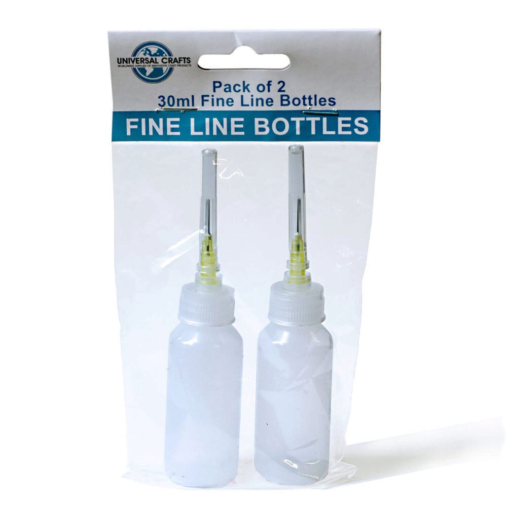Universal Crafts Fine Line Bottles - Pk of 2